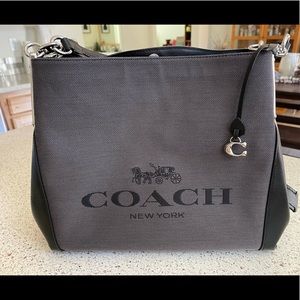 New With Tag Coach Badlands Black/Grey/ Silver Hardware